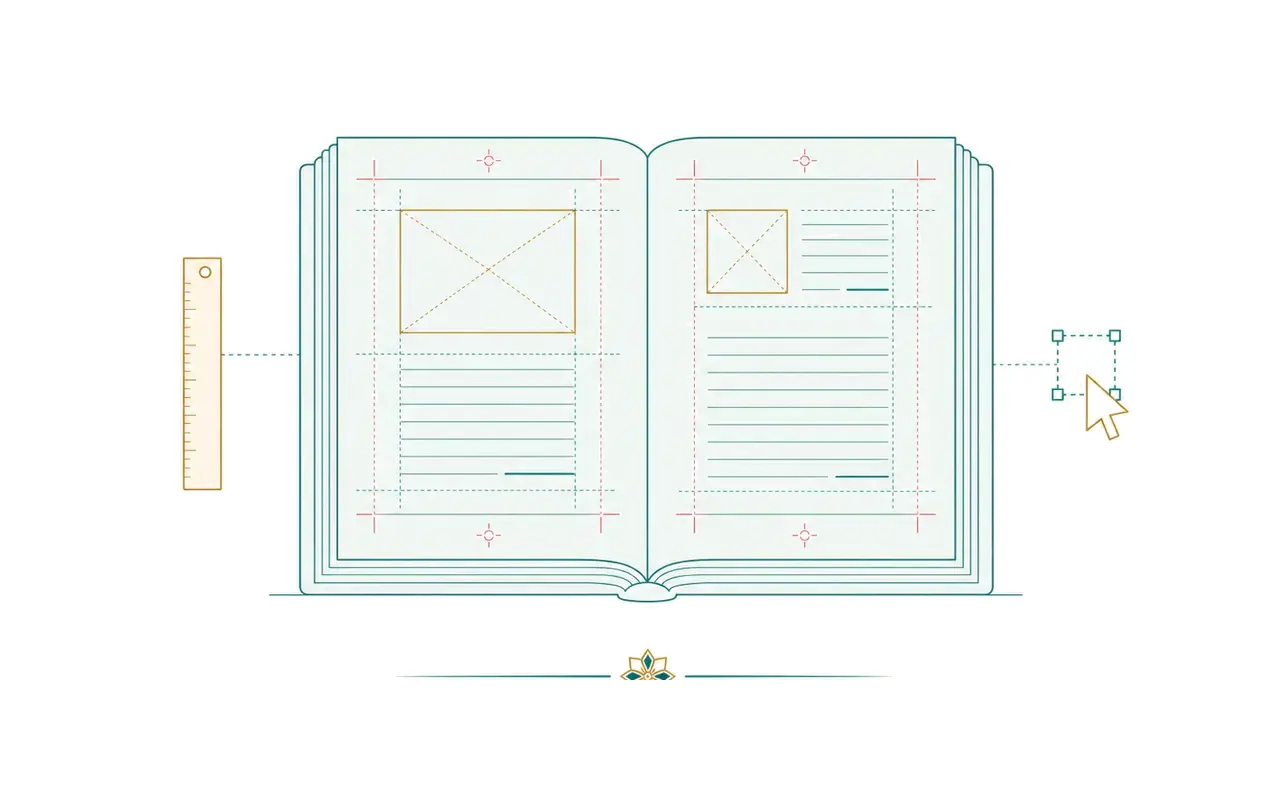 طراحی و صفحه‌بندی صفحات کتاب